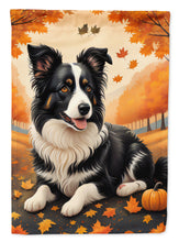 Load image into Gallery viewer, Border Collie Fall House Flag
