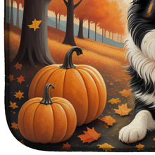Load image into Gallery viewer, Border Collie Fall Dish Drying Mat