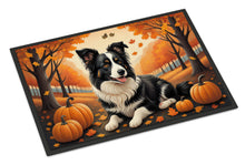 Load image into Gallery viewer, Border Collie Fall Doormat -  18x27 Decorative Floor Mat – Indoor/Outdoor Rug