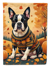 Load image into Gallery viewer, Boston Terrier Fall House Flag