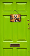 Load image into Gallery viewer, Boston Terrier Fall Wall or Door Hanging Prints