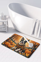 Load image into Gallery viewer, Boston Terrier Fall Memory Foam Kitchen Mat