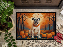 Load image into Gallery viewer, White Boxer Fall Doormat -  18x27 Decorative Floor Mat – Indoor/Outdoor Rug