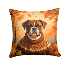 Load image into Gallery viewer, Boxer Fall Throw Pillow - 14x14 Decorative Pillow – Art for Your Home &amp; Patio