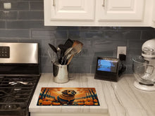 Load image into Gallery viewer, Briard Fall Glass Cutting Boards – Durable, Decorative Kitchen Art Large