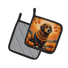 Load image into Gallery viewer, Briard Fall Pot Holders - Set of 2 Decorative Kitchen Helpers | Made in the USA