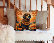 Load image into Gallery viewer, Briard Fall Throw Pillow - 14x14 Decorative Pillow – Art for Your Home &amp; Patio