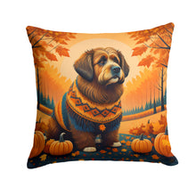 Load image into Gallery viewer, Briard Fall Throw Pillow - 14x14 Decorative Pillow – Art for Your Home &amp; Patio