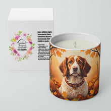 Load image into Gallery viewer, Brittany Spaniel Fall Decorative Soy Candle