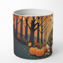 Load image into Gallery viewer, White English Bulldog Fall Decorative Soy Candle