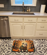 Load image into Gallery viewer, White English Bulldog Fall Memory Foam Kitchen Mat