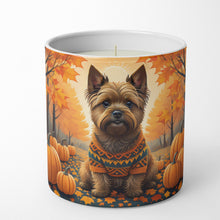 Load image into Gallery viewer, Cairn Terrier Fall Decorative Soy Candle