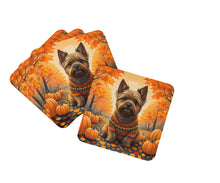 Load image into Gallery viewer, Cairn Terrier Fall Foam Coaster