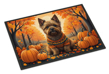 Load image into Gallery viewer, Cairn Terrier Fall Doormat -  18x27 Decorative Floor Mat – Indoor/Outdoor Rug