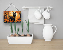 Load image into Gallery viewer, Black Cairn Terrier Fall Wall or Door Hanging Prints
