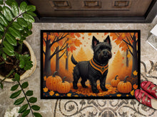 Load image into Gallery viewer, Black Cairn Terrier Fall Doormat - 24x36 Decorative Floor Mat – Indoor/Outdoor Rug with Artistic Flair