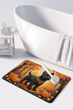 Load image into Gallery viewer, Black Cairn Terrier Fall Memory Foam Kitchen Mat