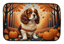 Load image into Gallery viewer, Cavalier Spaniel Fall Dish Drying Mat