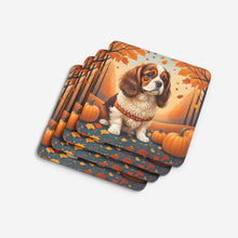Load image into Gallery viewer, Cavalier Spaniel Fall Foam Coaster