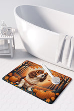 Load image into Gallery viewer, Cavalier Spaniel Fall Memory Foam Kitchen Mat