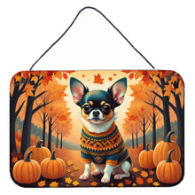 Load image into Gallery viewer, Tricolor Chihuahua Fall Wall or Door Hanging Prints