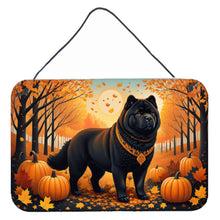 Load image into Gallery viewer, Black Chow Chow Fall Wall or Door Hanging Prints
