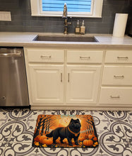 Load image into Gallery viewer, Black Chow Chow Fall Memory Foam Kitchen Mat