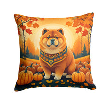 Load image into Gallery viewer, Chow Chow Fall Fabric Decorative Pillow