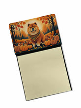 Load image into Gallery viewer, Chow Chow Fall Sticky Note Holder- Refiilable Desk Accessory Note Pad