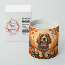 Load image into Gallery viewer, Cocker Spaniel Fall Decorative Soy Candle