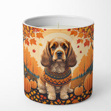 Load image into Gallery viewer, Cocker Spaniel Fall Decorative Soy Candle