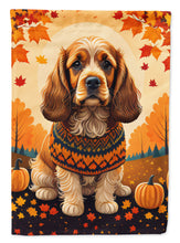 Load image into Gallery viewer, Cocker Spaniel Fall House Flag