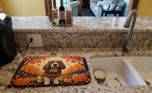 Load image into Gallery viewer, Cocker Spaniel Fall Dish Drying Mat