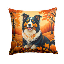 Load image into Gallery viewer, Collie Fall Fabric Decorative Pillow