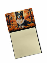 Load image into Gallery viewer, Collie Fall Sticky Note Holder- Refiilable Desk Accessory Note Pad