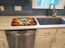Load image into Gallery viewer, Coton De Tulear Fall Dish Drying Mat