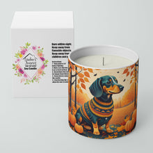 Load image into Gallery viewer, Dachshund Fall Decorative Soy Candle