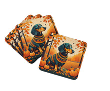 Load image into Gallery viewer, Dachshund Fall Foam Coaster