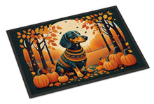 Load image into Gallery viewer, Dachshund Fall Doormat -  18x27 Decorative Floor Mat – Indoor/Outdoor Rug