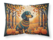 Load image into Gallery viewer, Dachshund Fall Fabric Standard Pillowcase – Artistic Decorative Front, White Back