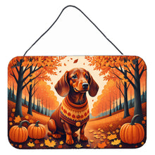 Load image into Gallery viewer, Dachshund Fall Wall or Door Hanging Prints