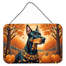 Load image into Gallery viewer, Doberman Pinscher Fall Wall or Door Hanging Prints