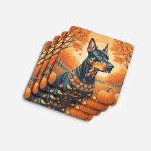 Load image into Gallery viewer, Doberman Pinscher Fall Foam Coaster