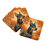 Load image into Gallery viewer, Doberman Pinscher Fall Foam Coaster