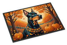 Load image into Gallery viewer, Doberman Pinscher Fall Doormat - 24x36 Decorative Floor Mat – Indoor/Outdoor Rug with Artistic Flair