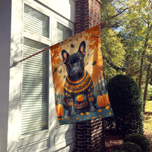 Load image into Gallery viewer, Black French Bulldog Fall House Flag