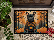 Load image into Gallery viewer, Black French Bulldog Fall Doormat - 24x36 Decorative Floor Mat – Indoor/Outdoor Rug with Artistic Flair