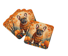 Load image into Gallery viewer, Fawn French Bulldog Fall Foam Coaster