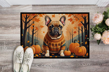 Load image into Gallery viewer, Fawn French Bulldog Fall Doormat - 24x36 Decorative Floor Mat – Indoor/Outdoor Rug with Artistic Flair