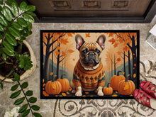 Load image into Gallery viewer, Fawn French Bulldog Fall Doormat -  18x27 Decorative Floor Mat – Indoor/Outdoor Rug